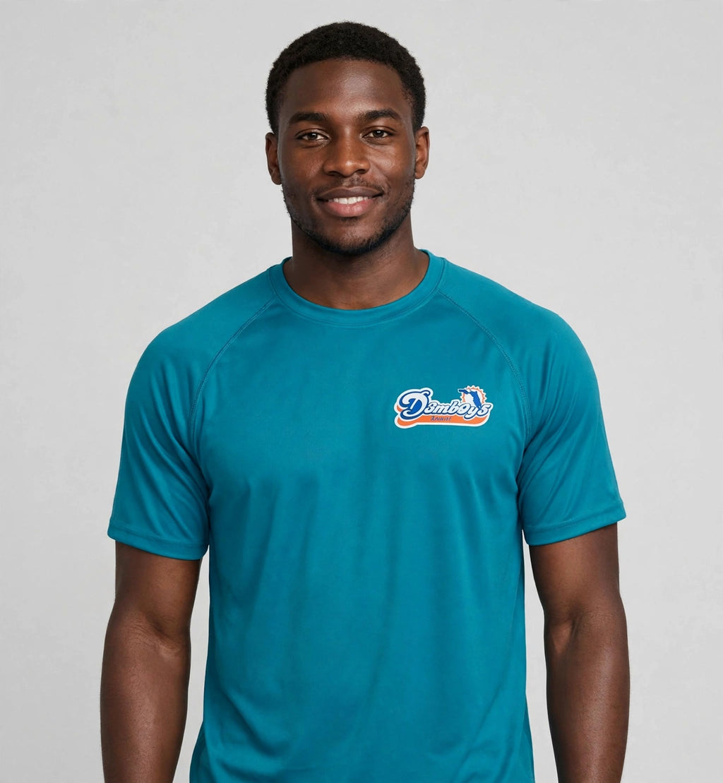 D3mb0y5 Phins' State Aqua Legacy Moisture-Wicking Tee