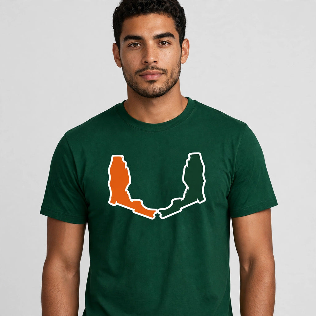 State of The U Shirt - Green