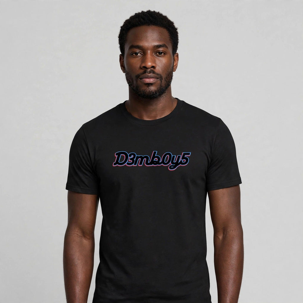 D3mb0y5 Marlins parody logo T-Shirt - Black