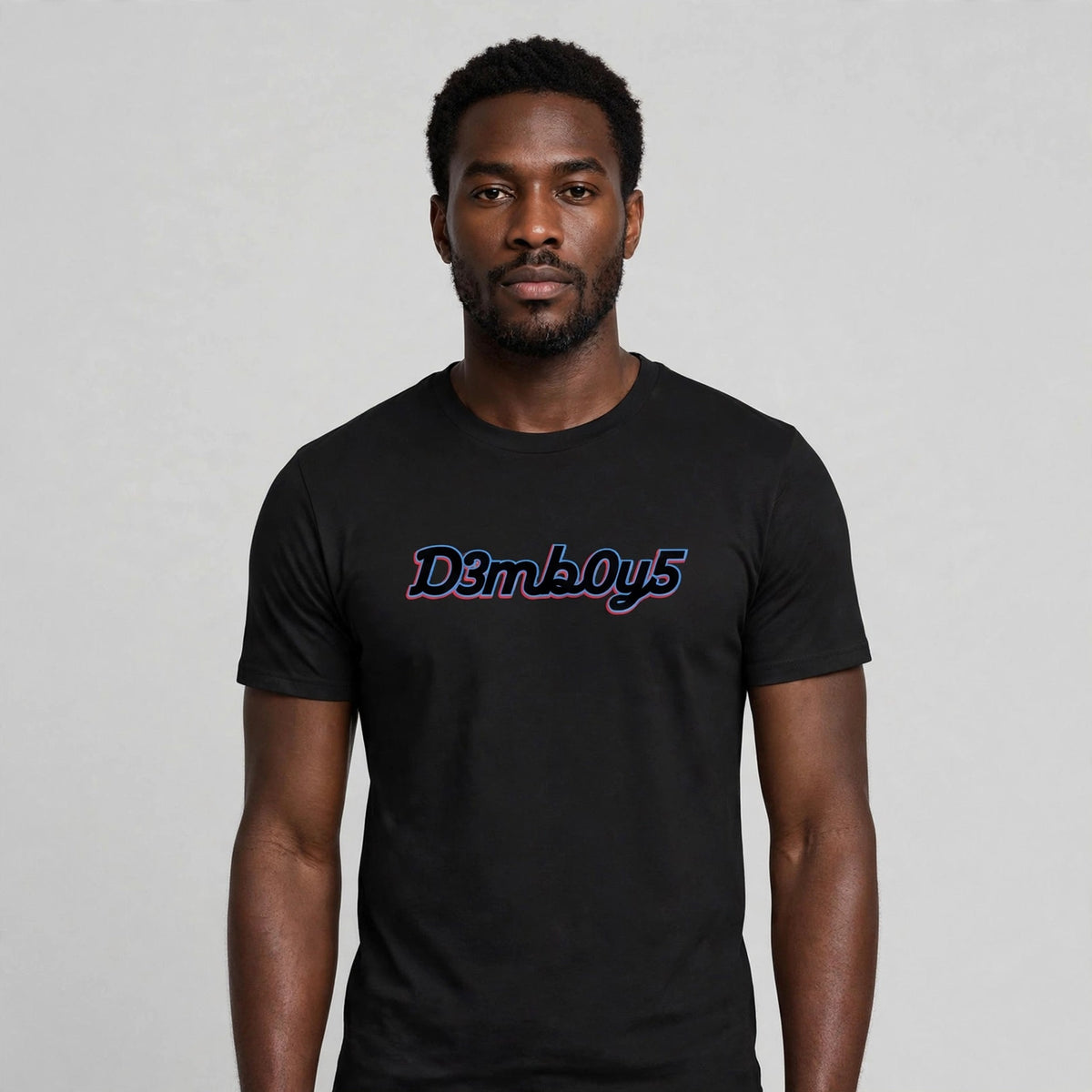D3mb0y5 Marlins parody logo T-Shirt - Black
