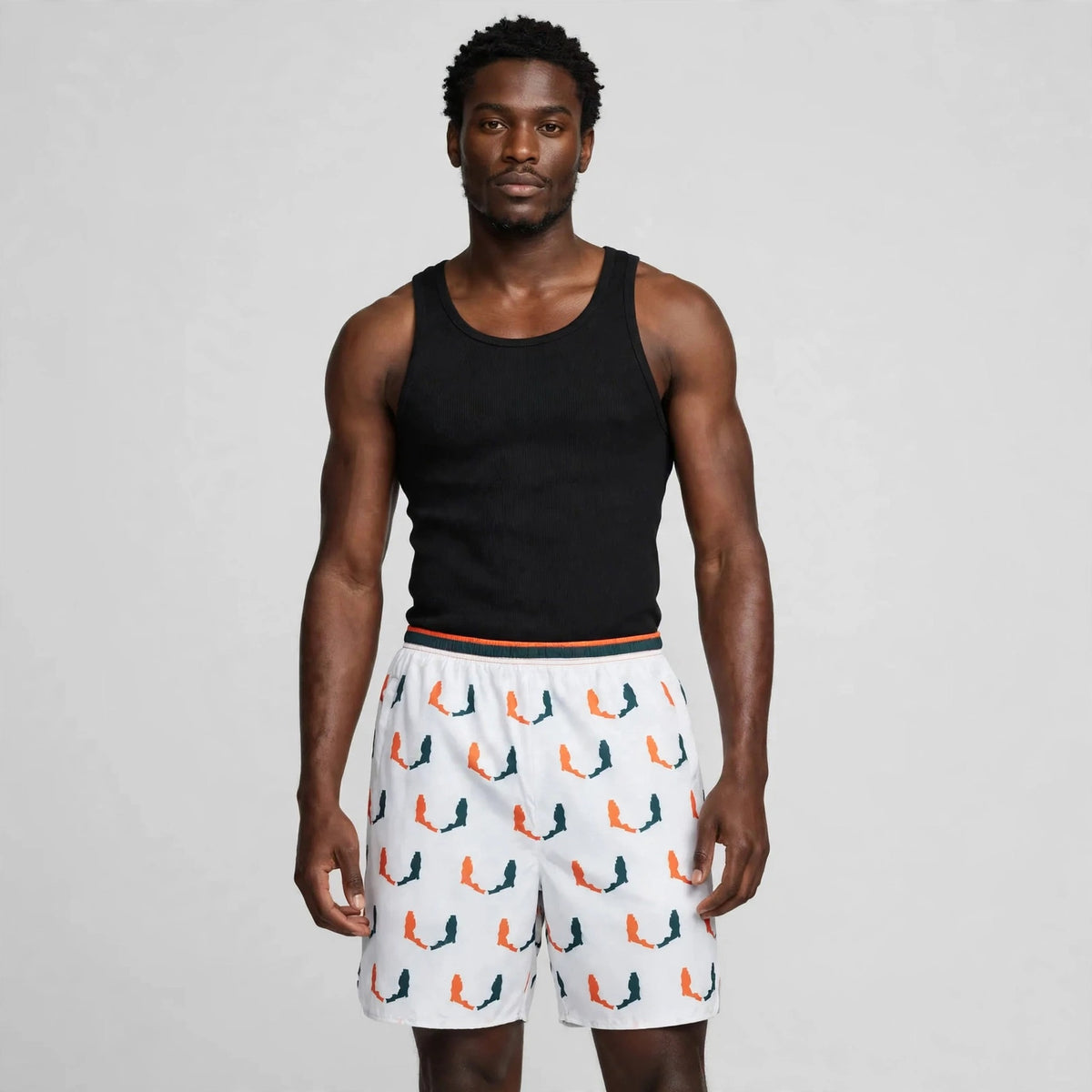 State of The U Windbreaker Board Shorts